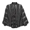 Lioness By Tf Women's Black Bloom Luxe Lacy Short Tunic In Black