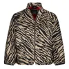 Lioness By Tf Women's Black / Brown Camel Zebra Jacket In Black/brown