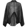 Lioness By Tf Women's Black Ebony Luxe Lacy Short Tunic In Black