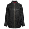 Lioness By Tf Women's Black Midnight Luxe Jacquard  Jacket In Black