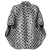 Lioness By Tf Women's Black / Silver Black Squared Short Kimono Jacket