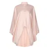Lioness By Tf Women's Rose Gold Satin Peach Long Tunic In Rose Gold