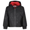 Lioness By Tf Women's The Black Embossed Flowery Hoodie Jacket In Black