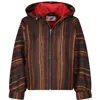 Lioness By Tf Women's Yellow / Orange / Brown Auburn Striped Hoodie Jacket In Yellow/orange/brown