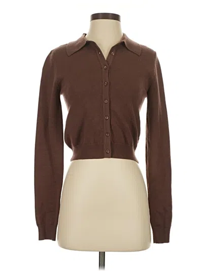 Pre-owned Lioness Cardigan Sweater In Brown