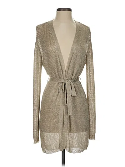 Pre-owned Lioness Cardigan Sweater In Silver