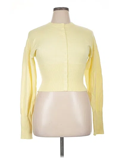 Pre-owned Lioness Cardigan Sweater In Yellow
