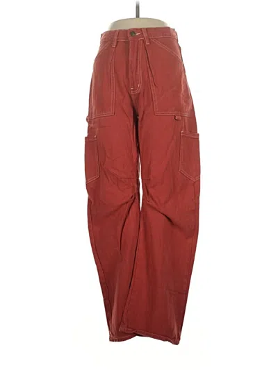 Pre-owned Lioness Cargo Pants In Red
