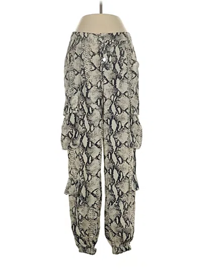 Pre-owned Lioness Cargo Pants In Silver