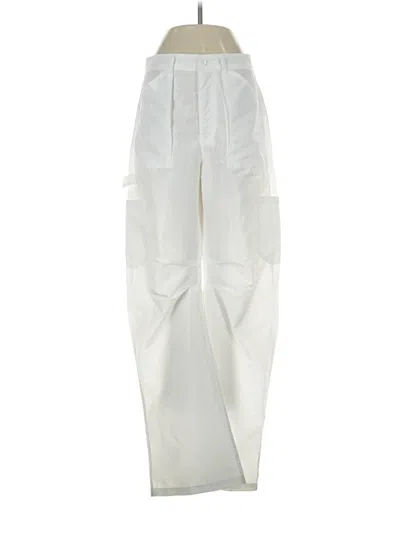 Pre-owned Lioness Cargo Pants In White