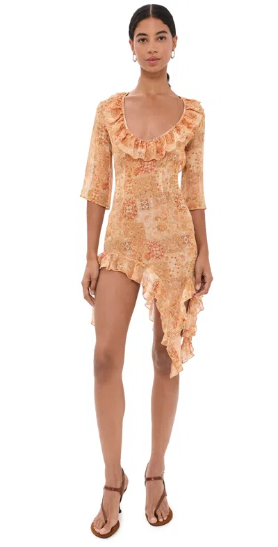 Lioness Carrie Midi Dress Nectar Floral