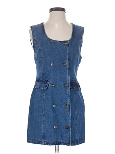 Pre-owned Lioness Casual Dress In Blue