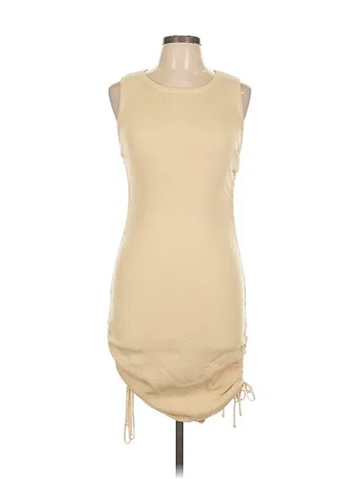 Pre-owned Lioness Casual Dress In Brown