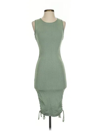 Pre-owned Lioness Casual Dress In Green