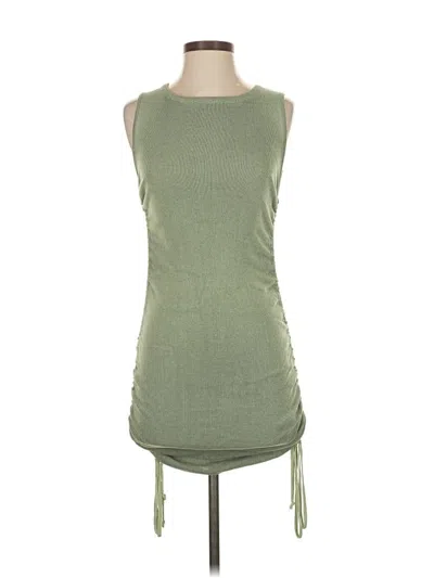 Pre-owned Lioness Casual Dress In Green