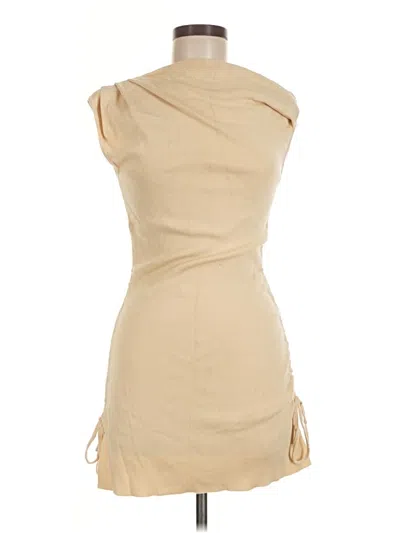 Pre-owned Lioness Casual Dress In Tan