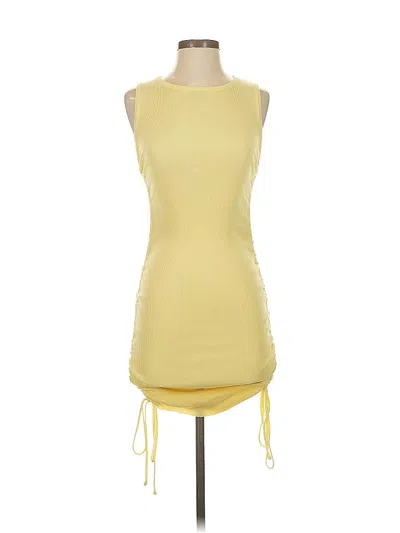Pre-owned Lioness Casual Dress In Yellow