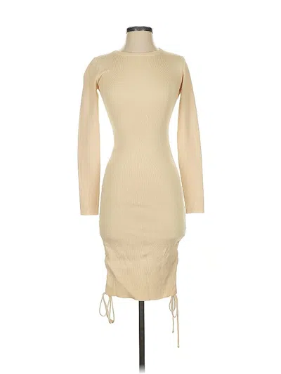 Pre-owned Lioness Casual Dress In Yellow