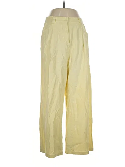 Pre-owned Lioness Casual Pants In Yellow