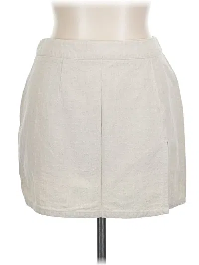 Pre-owned Lioness Casual Skirt In White