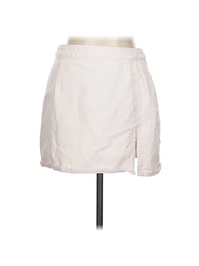 Pre-owned Lioness Casual Skirt In White