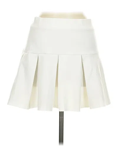 Pre-owned Lioness Casual Skirt In White