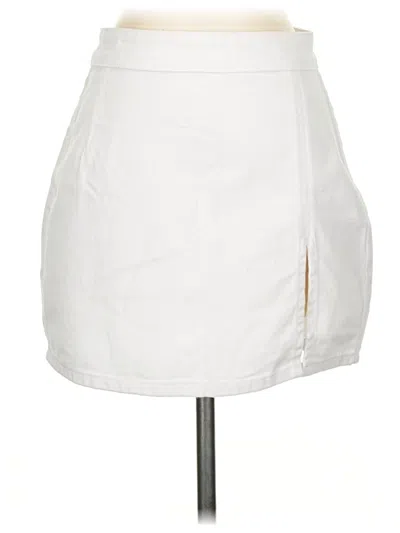 Pre-owned Lioness Casual Skirt In White