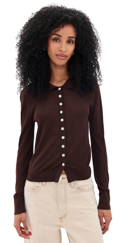 Lioness Chalet Long Sleeve Top Cocoa In Brown