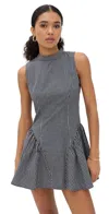Lioness Chelsea Mini Dress Noir Check In Gray