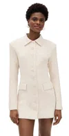 Lioness Cheri Long Sleeve Minidress In Cream