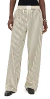Lioness Cobain Pants Cream Stripe In Neutral