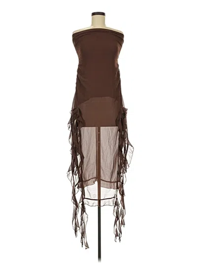 Pre-owned Lioness Cocktail Dress In Brown