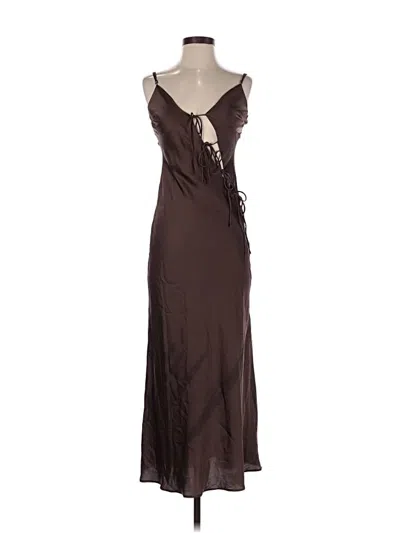 Lioness Cocktail Dress In Brown