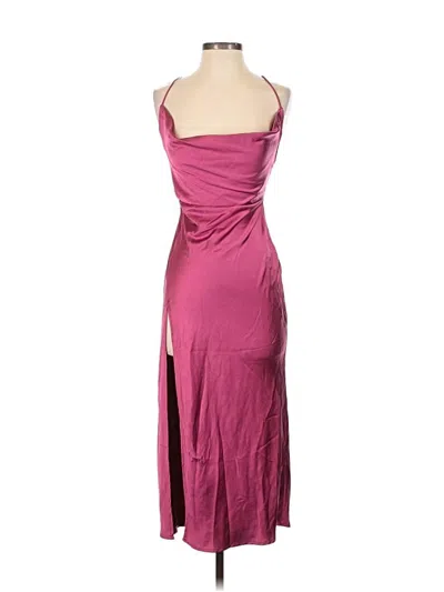 Pre-owned Lioness Cocktail Dress In Burgundy