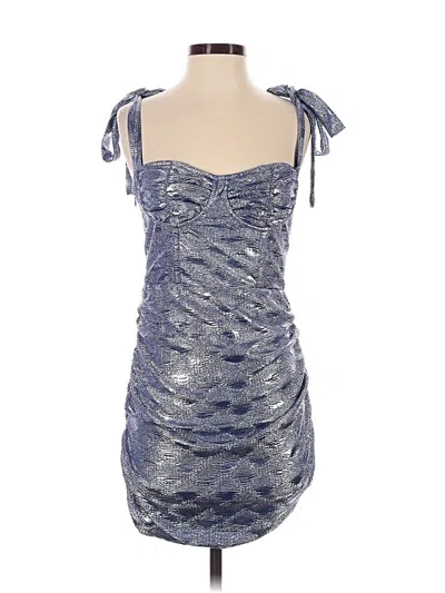 Pre-owned Lioness Cocktail Dress In Silver