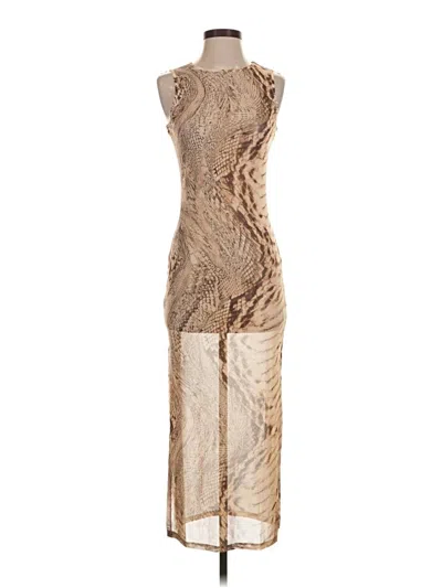 Pre-owned Lioness Cocktail Dress In Tan