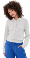 Lioness Coco Polo Pullover Dove In White