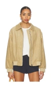 Lioness Cou Cou Bomber Jacket In Brown