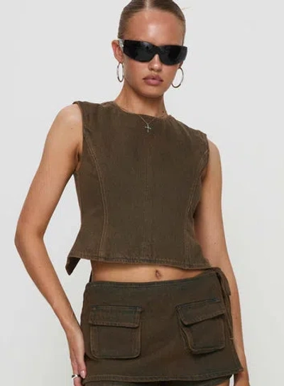 Lioness Countryside Top In Petrol