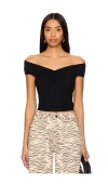 Lioness Schulterfreies Top Crue In Black