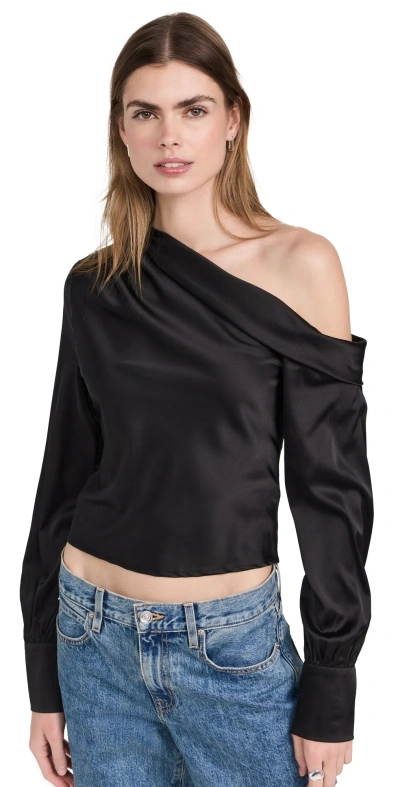 Lioness Daydream Off Shoulder Top Onyx