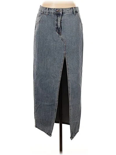Pre-owned Lioness Denim Skirt In Blue