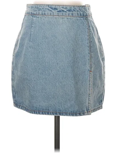 Pre-owned Lioness Denim Skirt In Blue