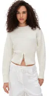 Lioness Dion Knit Sweater Snow In White