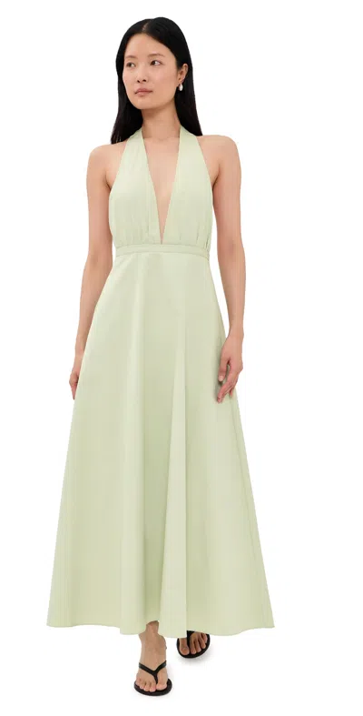 Lioness District Maxi Dress Lime In Green