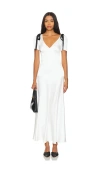 Lioness Du Cap Maxi Dress In Porcelain