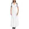 Lioness Du Cap Maxi Dress In White