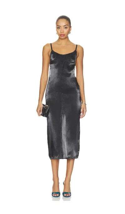 Lioness Electra Midi Dress In Gray