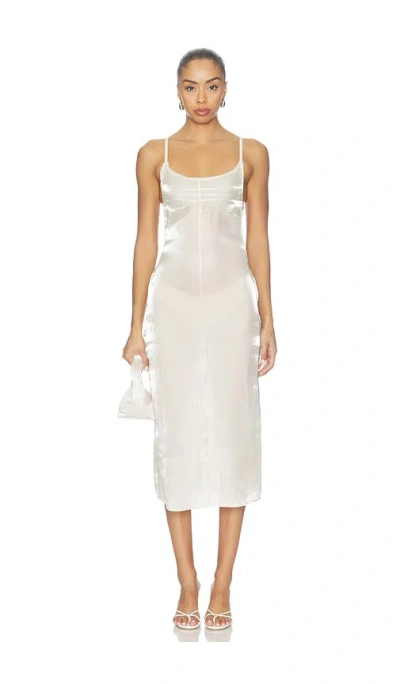 Lioness Electra Midi Dress In White