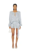 Lioness Elements Mini Dress In Blue